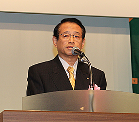 大阪三重県人会 村田会長から来賓祝辞をいただきました