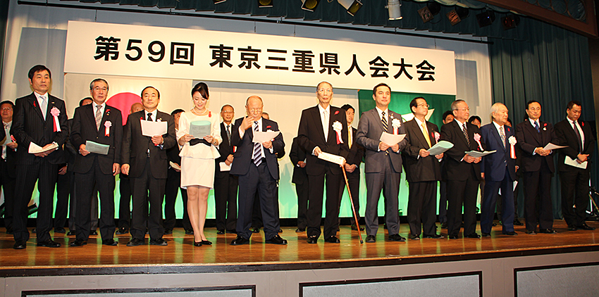 最後に、みんなで「ふるさと」斉唱